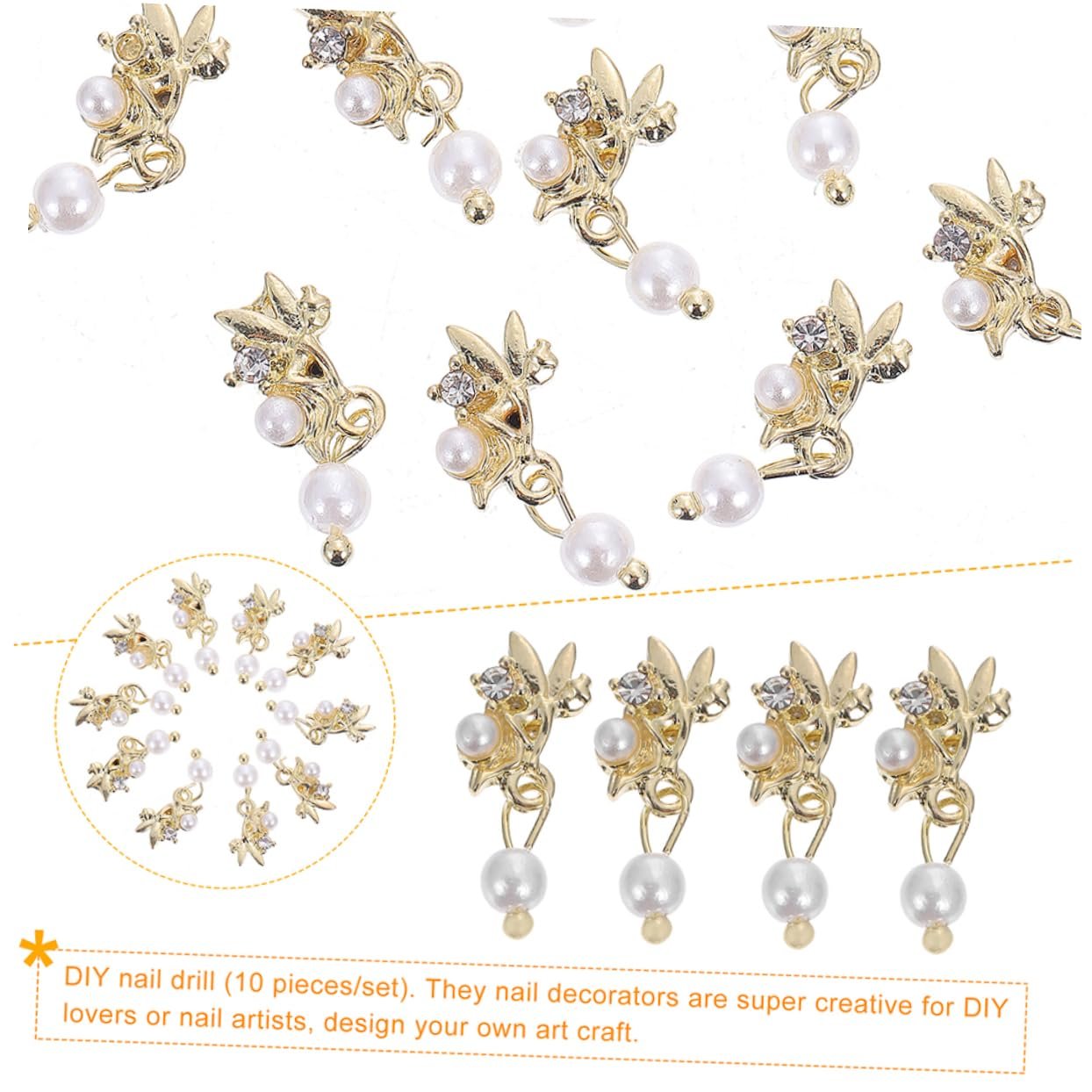 Украшения для маникюра 12 шт с жемчугом и декоративными заклепками для ногтей. Уникальное оборудование для маникюра для создания креативного дизайна ногтей для особых случаев и DIY-проектов, фото №5 Украшения для маникюра 12 шт с жемчугом и декоративными заклепками для ногтей. Уникальное оборудование для маникюра для создания креативного дизайна ногтей для особых случаев и DIY-проектов, фото №5