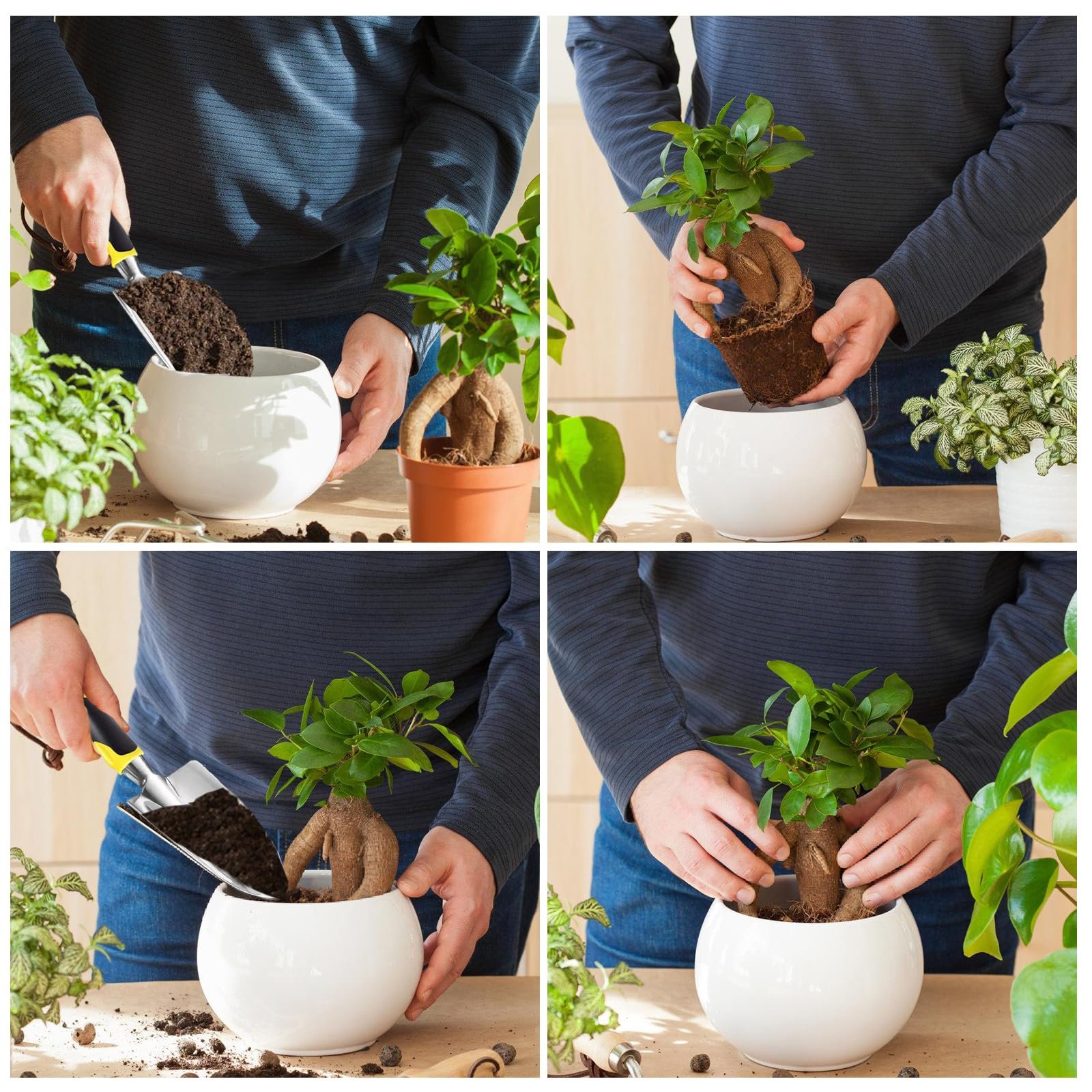 Лопатка Gardena для цветов, посадка, пересадка, пропалка, перемещение и выравнивание грунта, нержавеющая сталь, 30 x 7,5 см, фото №7