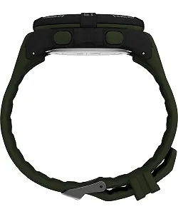 Годинник Timex UFC Rush 52мм Чорний корпус Зелений ремінець Цифровий циферблат synthetic.ua - Фото 1