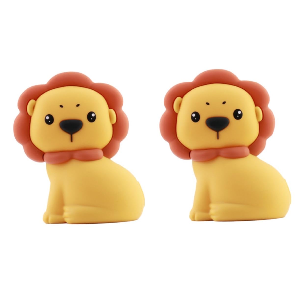 Світильник ibasenice Silikon 2 штуки Пат-лампа Нічник Лев, фото №1