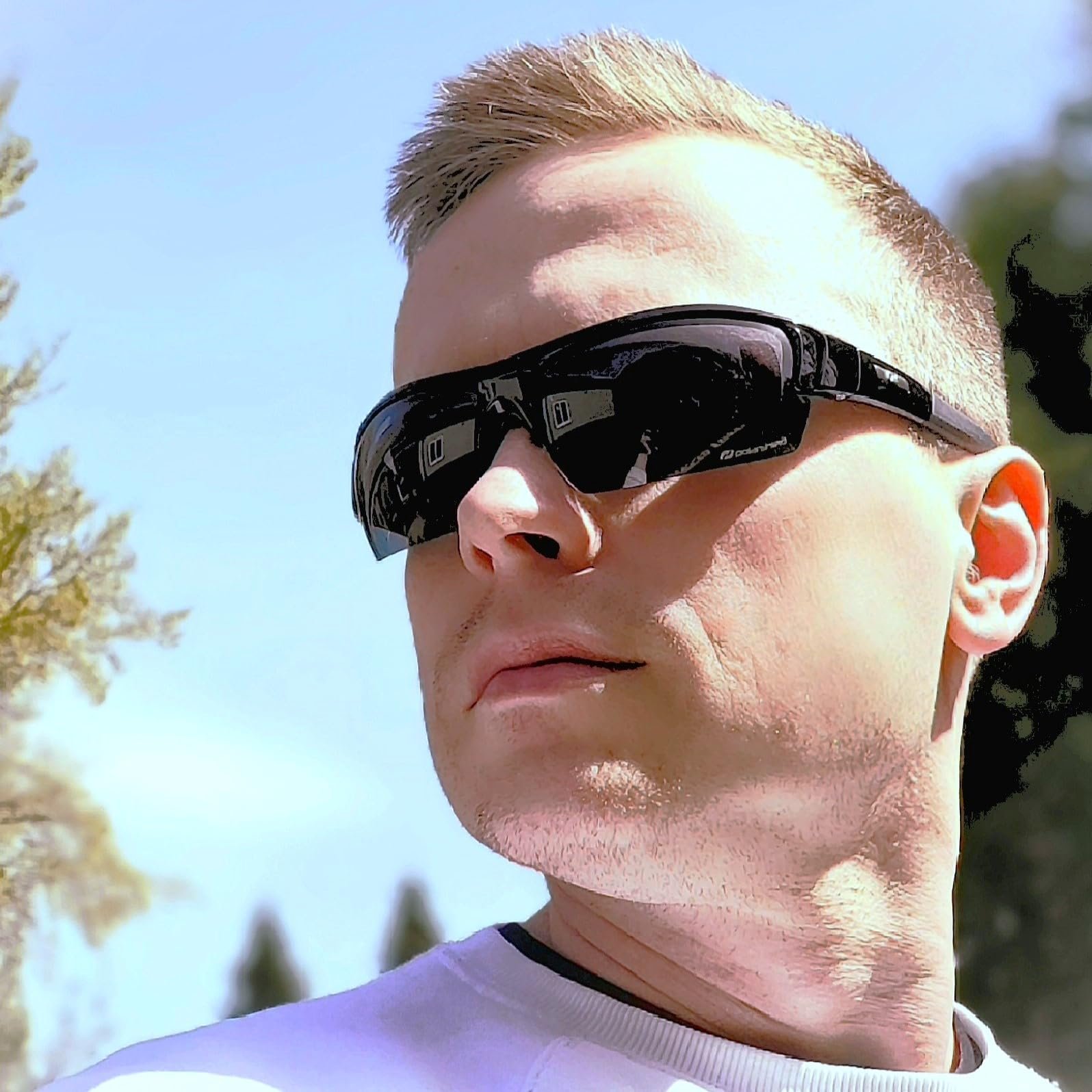 Велосипедные очки Daisan с поляризованными линзами и Opticlip для коррекции зрения, фото №3