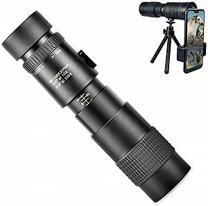 Teleskop DERBUT 4K 10-300 x 40 mm Super-Tele-Моноскоп з тримачем для смартфона та штативом - Фото 1