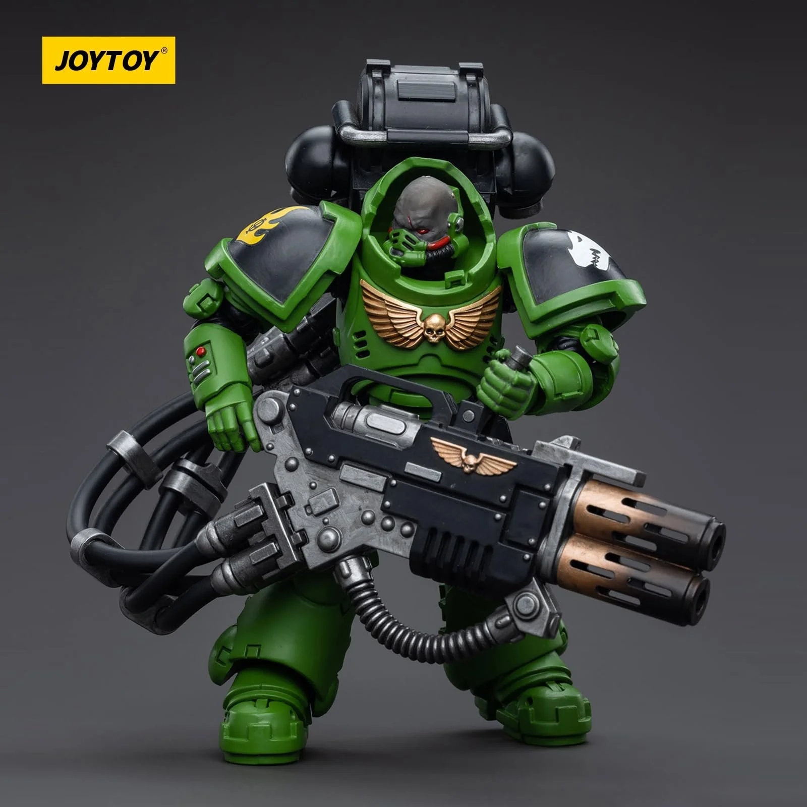 Екшн-фігурка JOYTOY Warhammer 40k Salamanders Eradicators Brother Xavak 1:18, фото №4