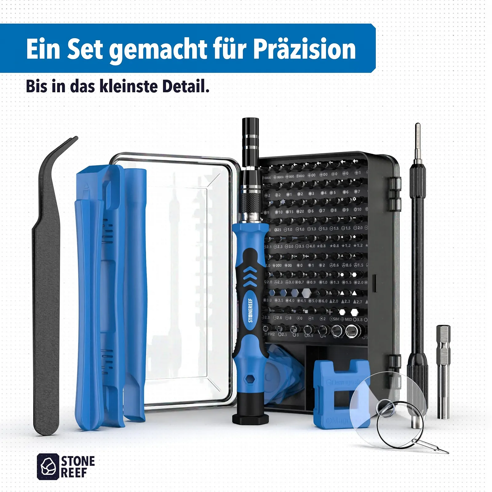 Набір викруток прецизійних 122 в 1 Магнітні біти, фото №3