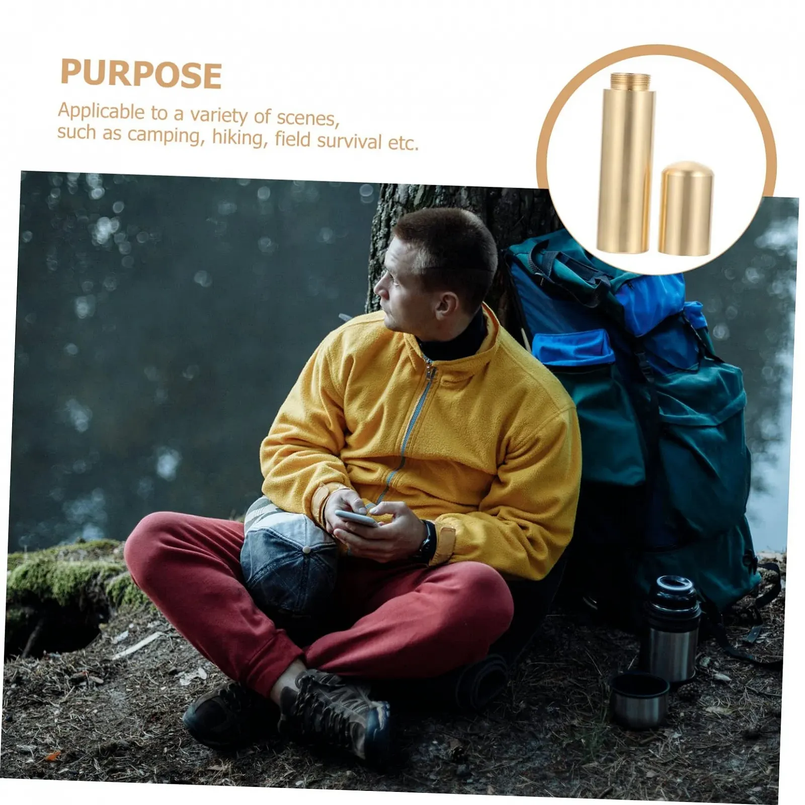 Коробка для зберігання WESIEVYA, водонепроникна, латунна, фото №2