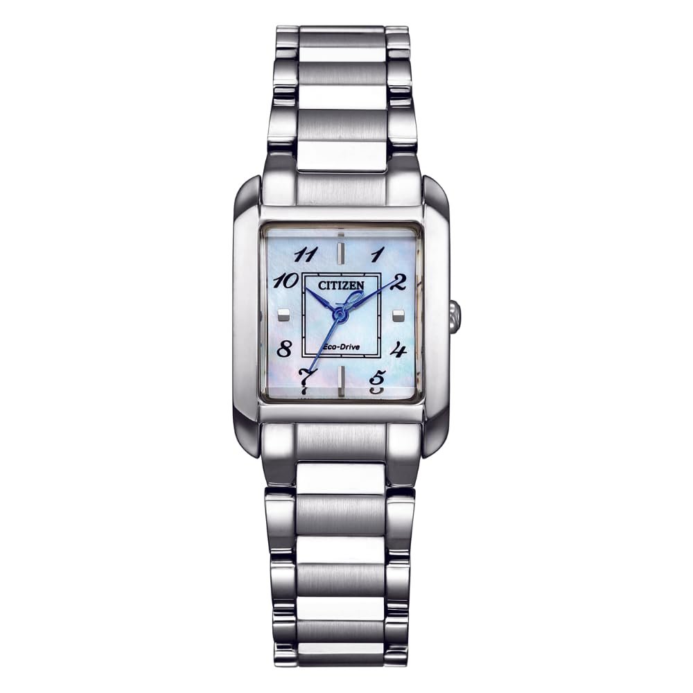 Женские аналоговые кварцевые часы CITIZEN Classic EW5600-87D серебристый, фото №1