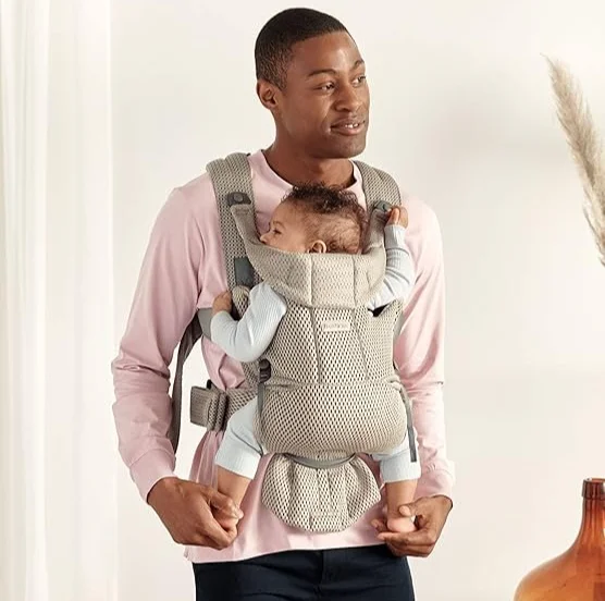 Рюкзак-переноска BabyBjörn Move сіро-бежевий, фото №2