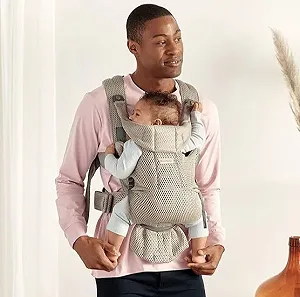 Рюкзак-переноска BabyBjörn Move сіро-бежевий synthetic.ua - Фото 1