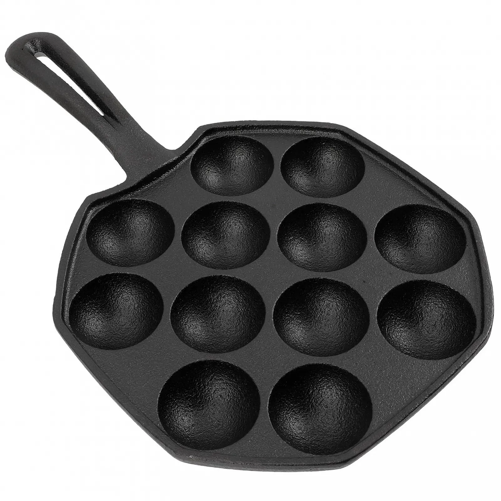 Форма для запекания улиток Ipetboom чугунная на 12 отверстий с ручками, фото №1 Форма для запекания улиток Ipetboom чугунная на 12 отверстий с ручками, фото №1
