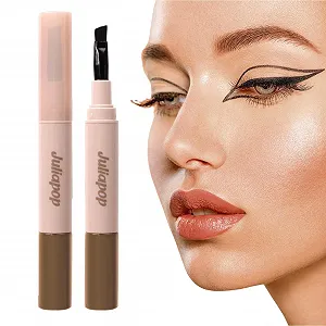 Підводка для очей Teksome, водостійка, що не розмазується, рідка, з кутовою щіточкою, довготривала, для природного макіяжу - Фото 1