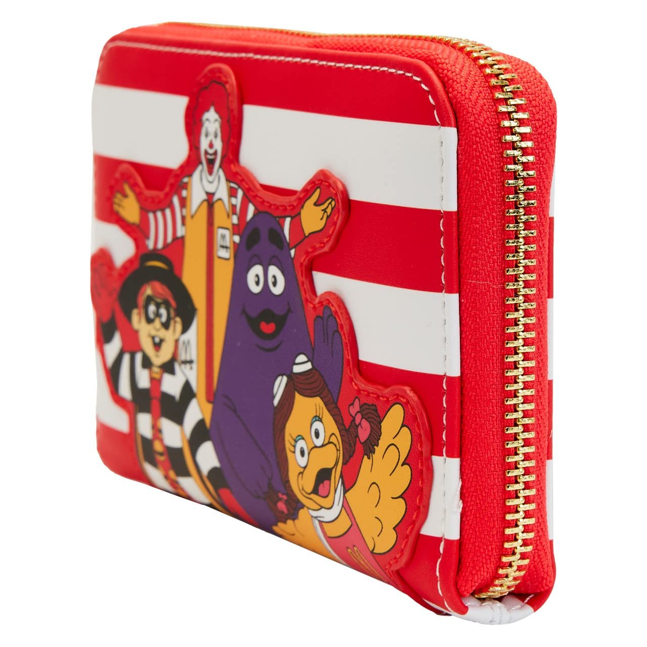 Кошелек Loungefly McDonalds Ronald and Friends Nue Official Красный на молнии Один размер, фото №4