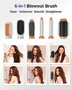 Стайлер для волос 6-in-1 Airbrush Pro Air Styler Set 1000 W цена на synthetic.ua - Фото 1 Стайлер для волос 6-in-1 Airbrush Pro Air Styler Set 1000 W synthetic.ua - Фото 1