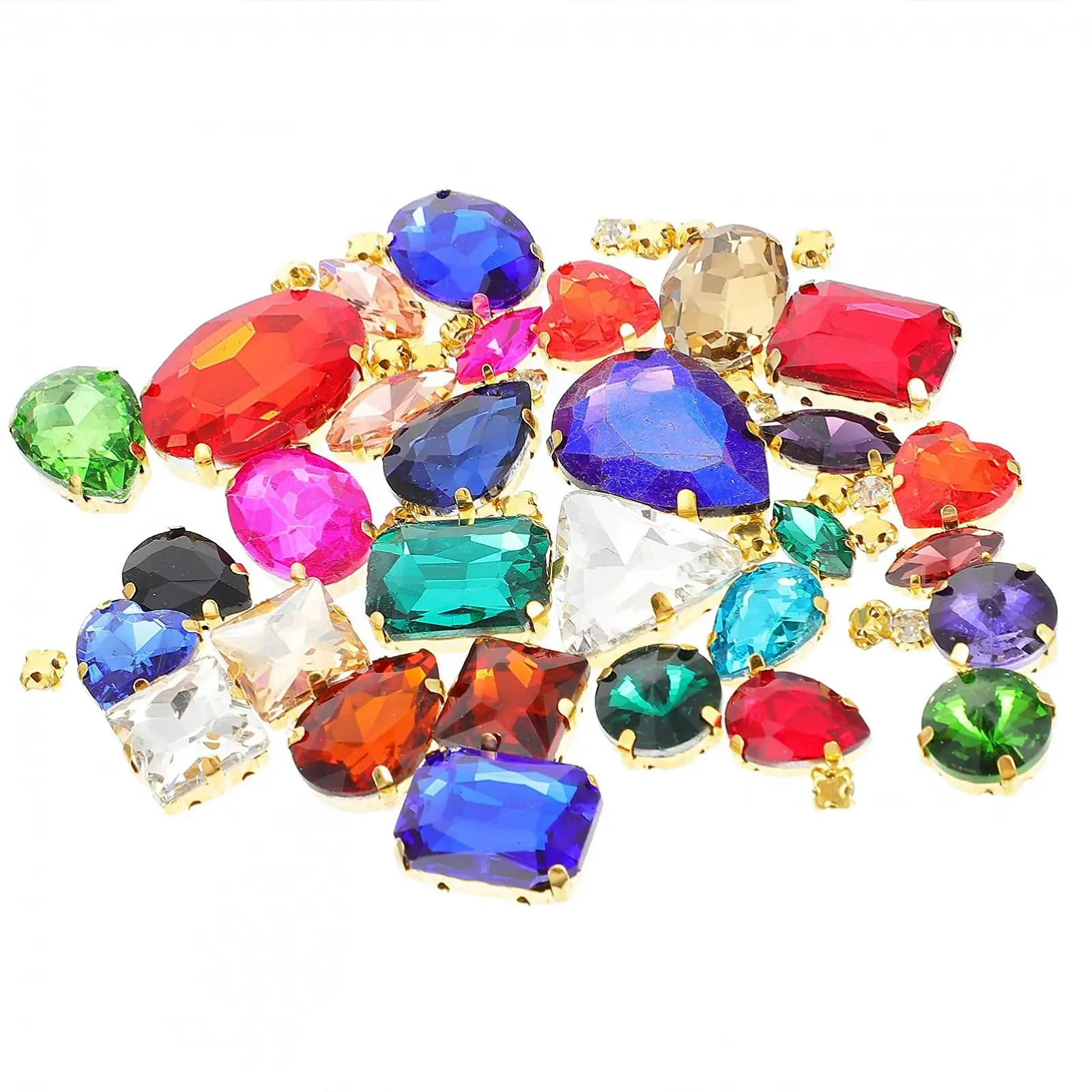 Пришивні скляні кристали STOBOK для аксесуарів для одягу, фото №1