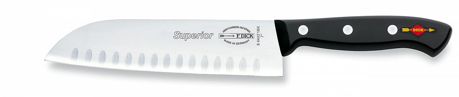 Набор ножей F. DICK Superior Кухонный нож 16 см + Сантоку с рифленым краем 18 см, фото №2