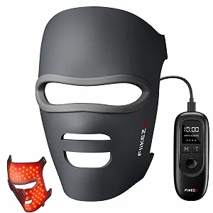 LED Маска для лица для антивозрастного ухода, против акне, морщин, светотерапия для дома - Фото 1