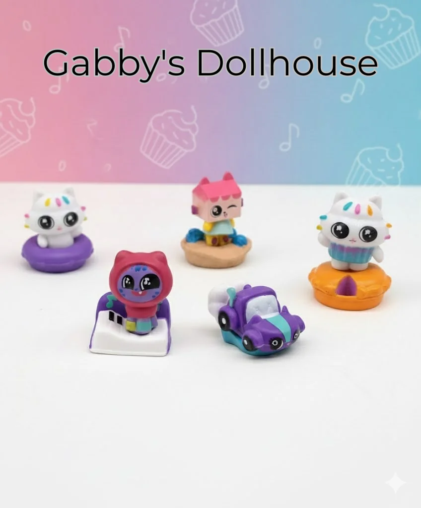 Набор фигурок Габби Кукольный домик, детские игрушки 4 см, фото №1