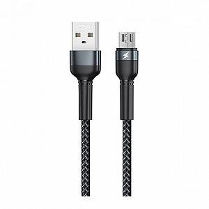 Дата Кабель для зарядки REMAX Jany RC-124m USB 2.0 — micro USB 2.4A Черный (1м) - Фото 1