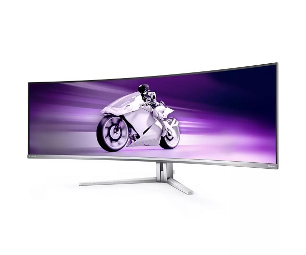 Монітор TFT 49" Philips 49M2C8900 OLED DQHD 240Hz 0.03ms, 2хHDMI DP USB-C USB-hub HAS колонки білий, фото №3