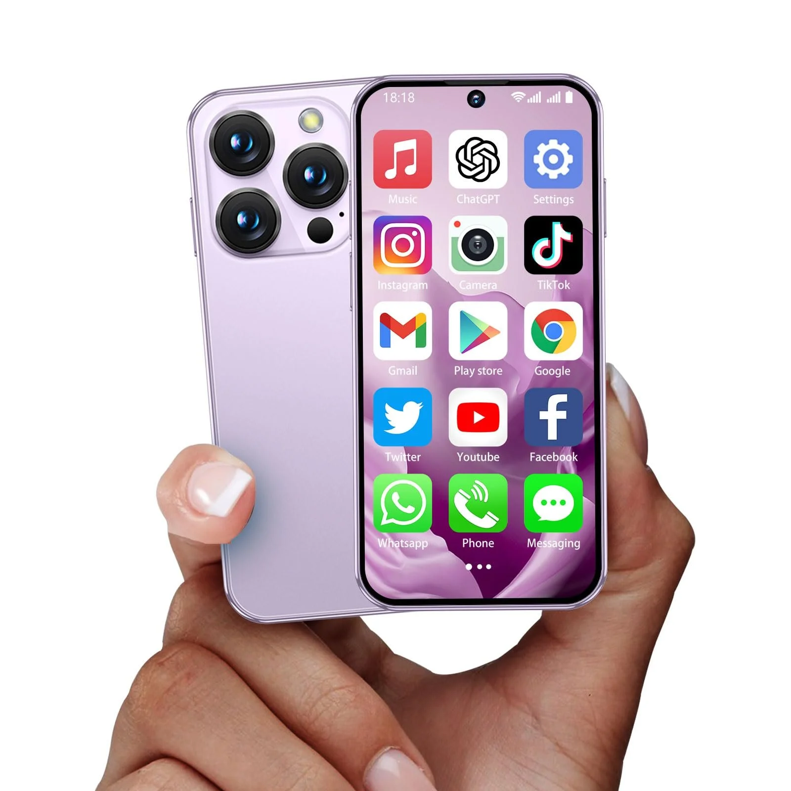 Смартфон BLKE Upgraded Mini 4G 3.9" HD Android 12 3GB+32GB 1950мАг, фото №1 Смартфон BLKE Upgraded Mini 4G 3.9" HD Android 12 3GB+32GB 1950мАг, фото №1