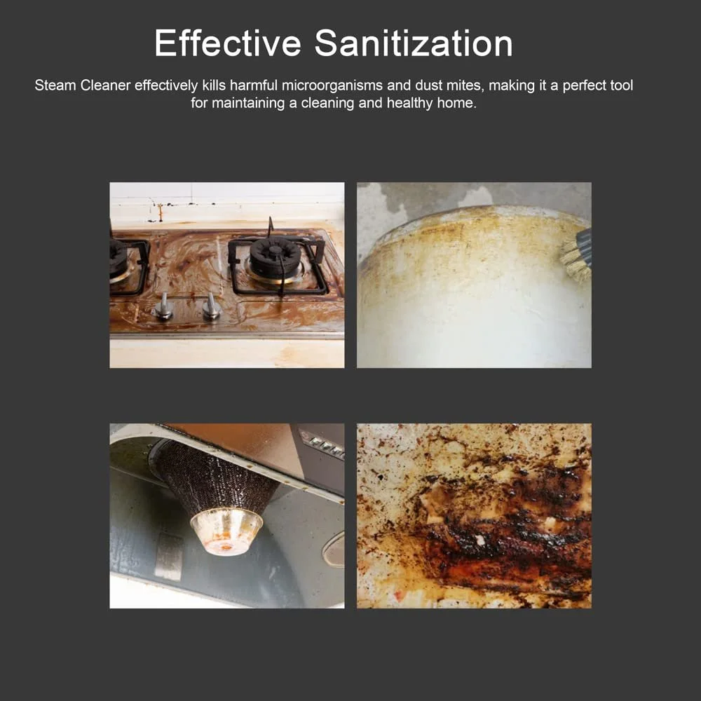 Пароочисник портативний ручний 2500 Вт високого тиску, фото №3