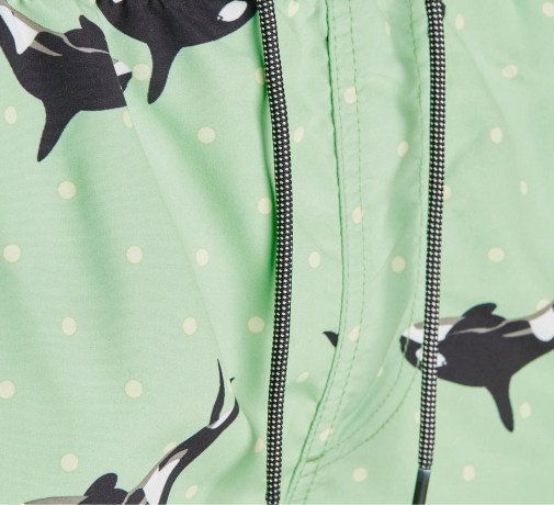 Шорти для плавання JJIBALI JJSWIMSHORTS AKM SEA ANIMALS 12184799 Green Ash Jack&Jones Зелений M, фото №3