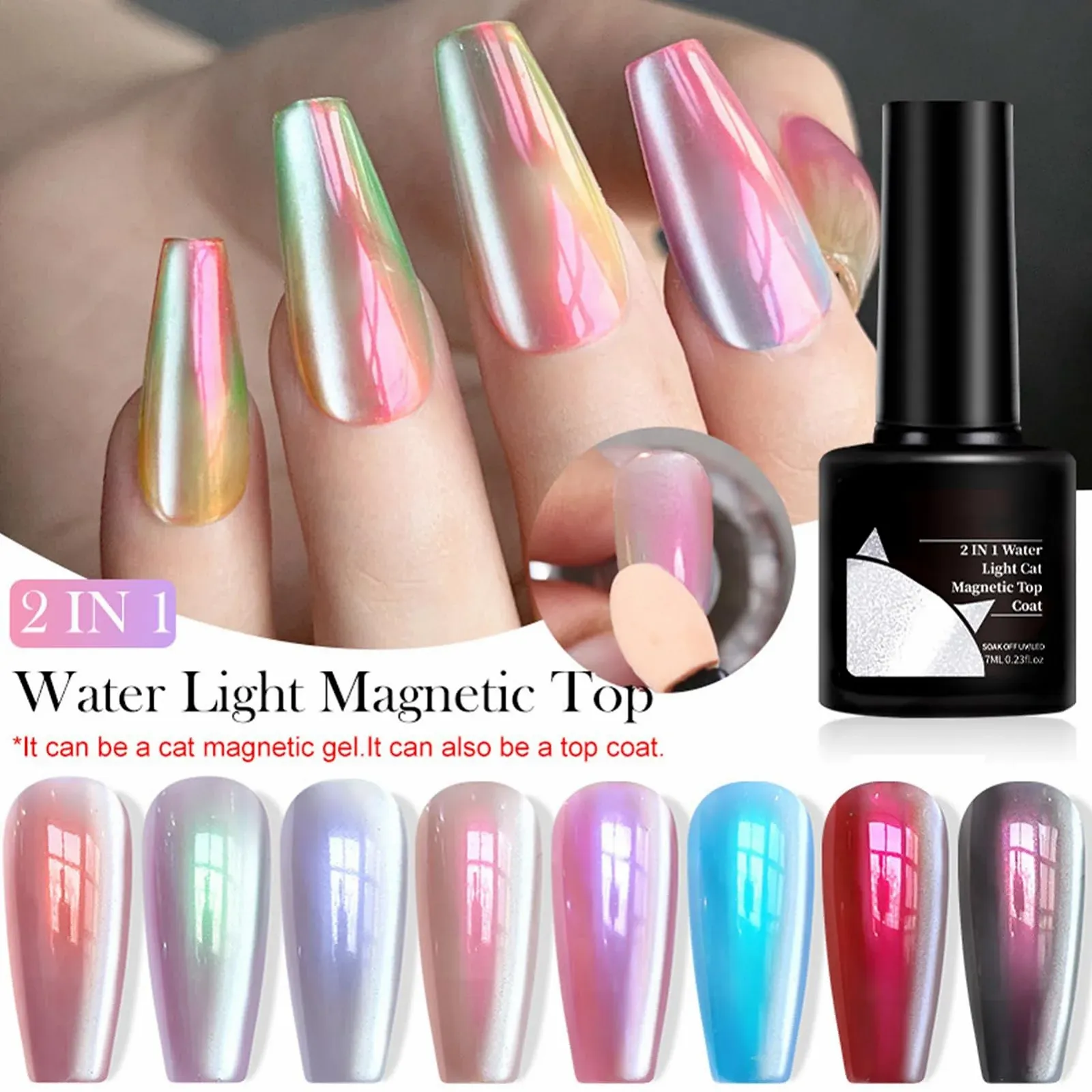 Гель-лак Mihauuke магнитный 7 мл, фото №8 Гель-лак Mihauuke магнитный 7 мл, фото №8