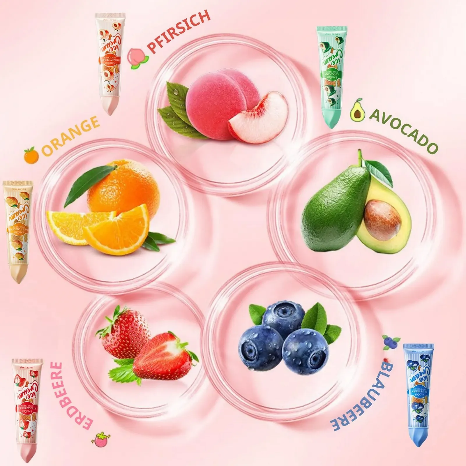 Набір кремів для рук жіночий, 5 штук, фото №3