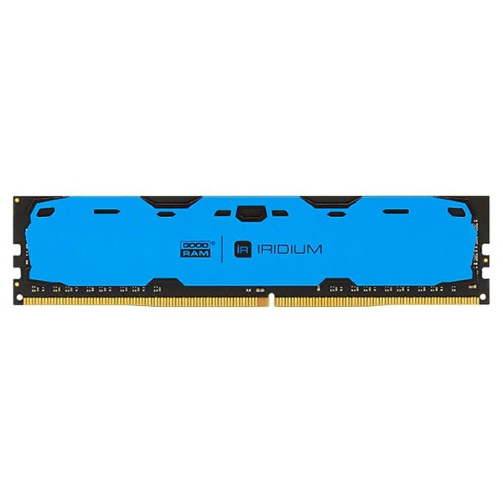 Оперативная память для ПК DDR4 16GB 2400 MHz Iridium Blue Goodram IR-B2400D464L1716G, фото №1