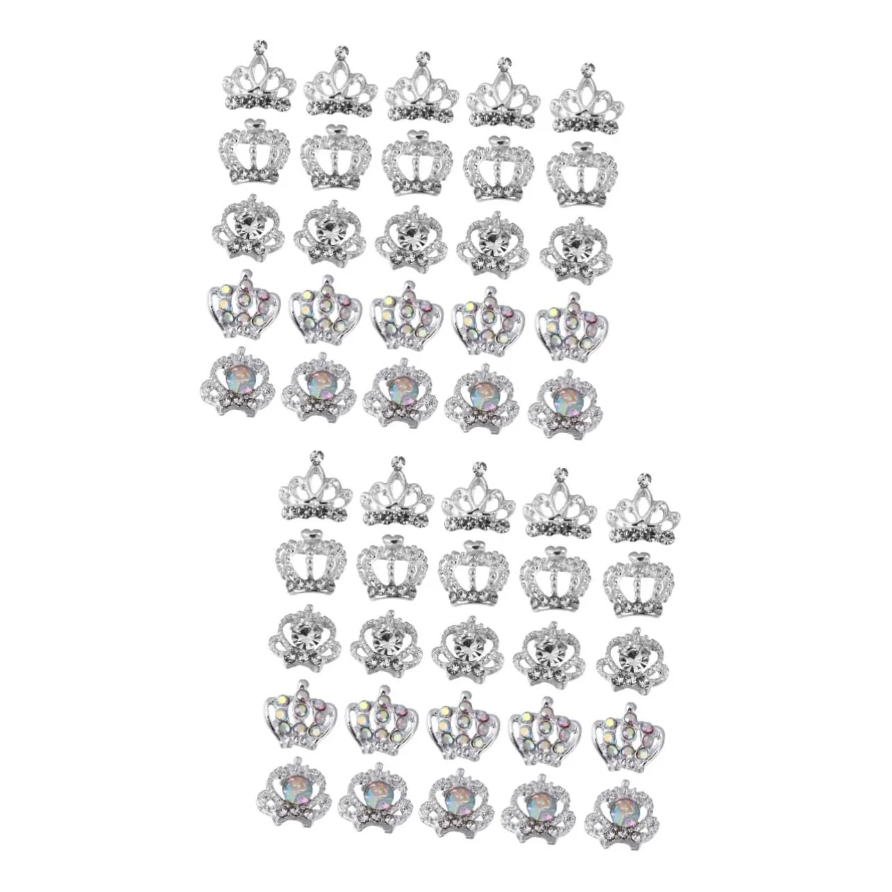 Прикраса для нігтів зі сплаву, 100 шт., фото №1