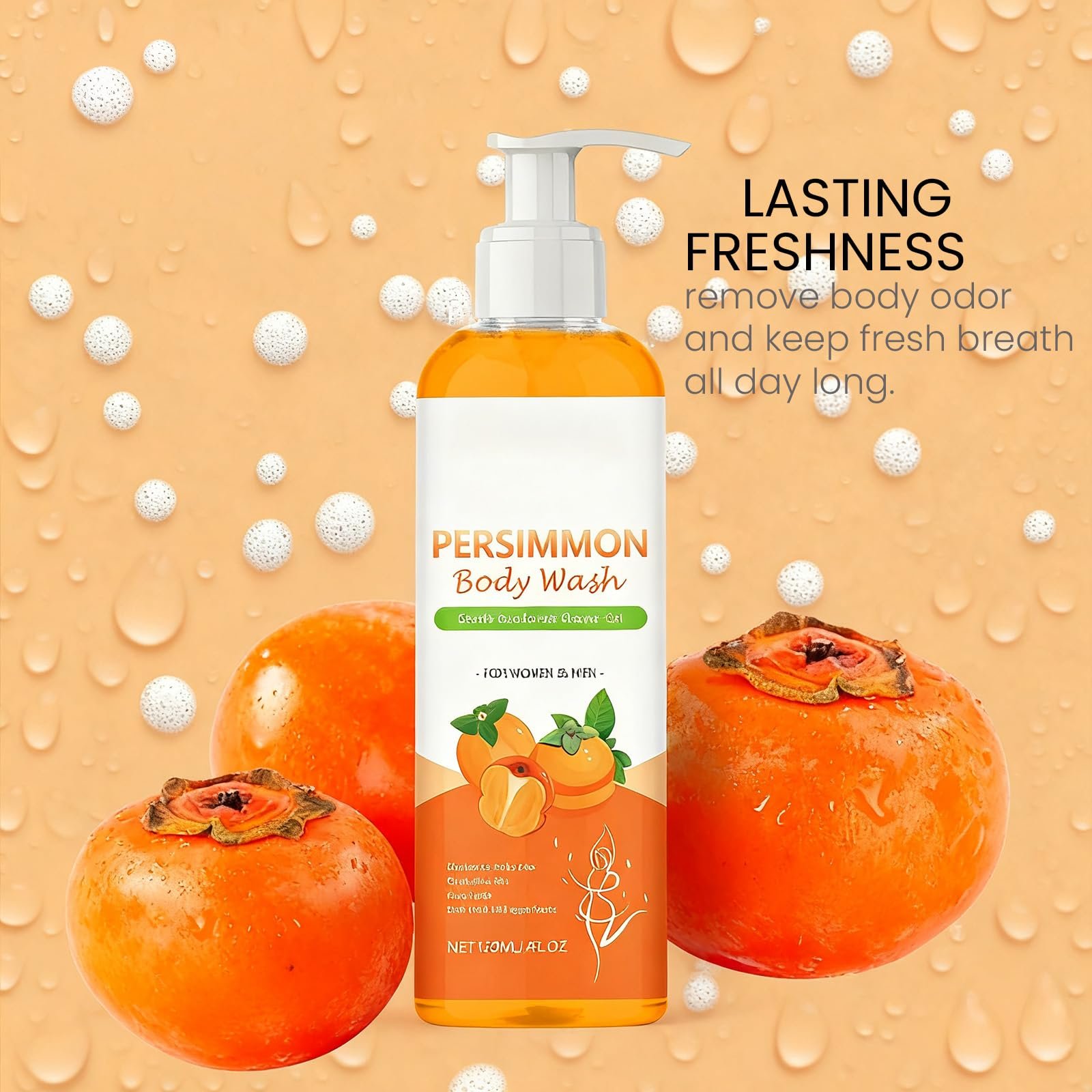 Гель для душа Persimmon против запаха тела, для зрелой кожи, дезодорирующий, свежий аромат, увлажняющий (3 шт.), фото №7 Гель для душа Persimmon против запаха тела, для зрелой кожи, дезодорирующий, свежий аромат, увлажняющий (3 шт.), фото №7