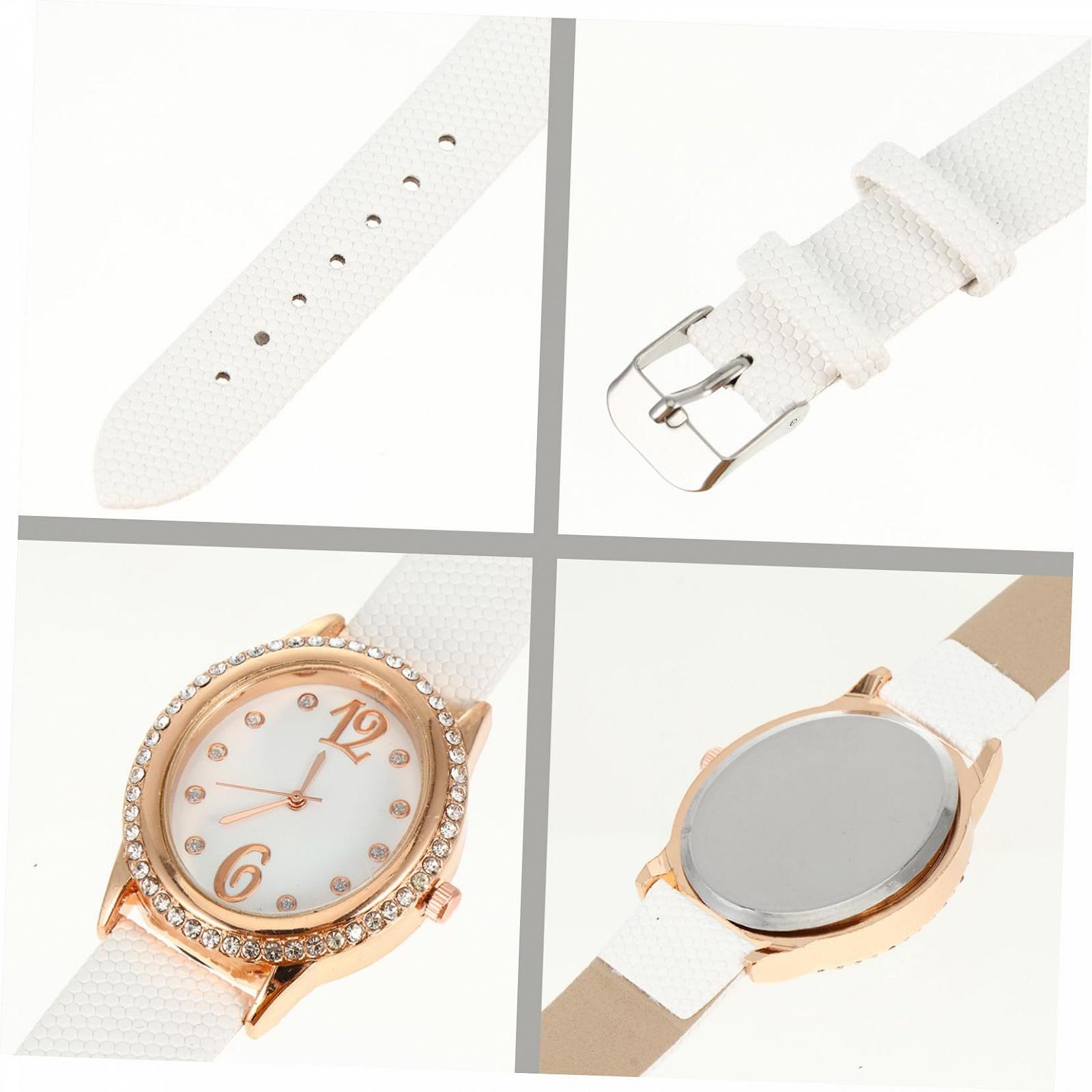 Годинник жіночий PartyKindom овальної форми з стразами, кварцовий, з м", фото №9