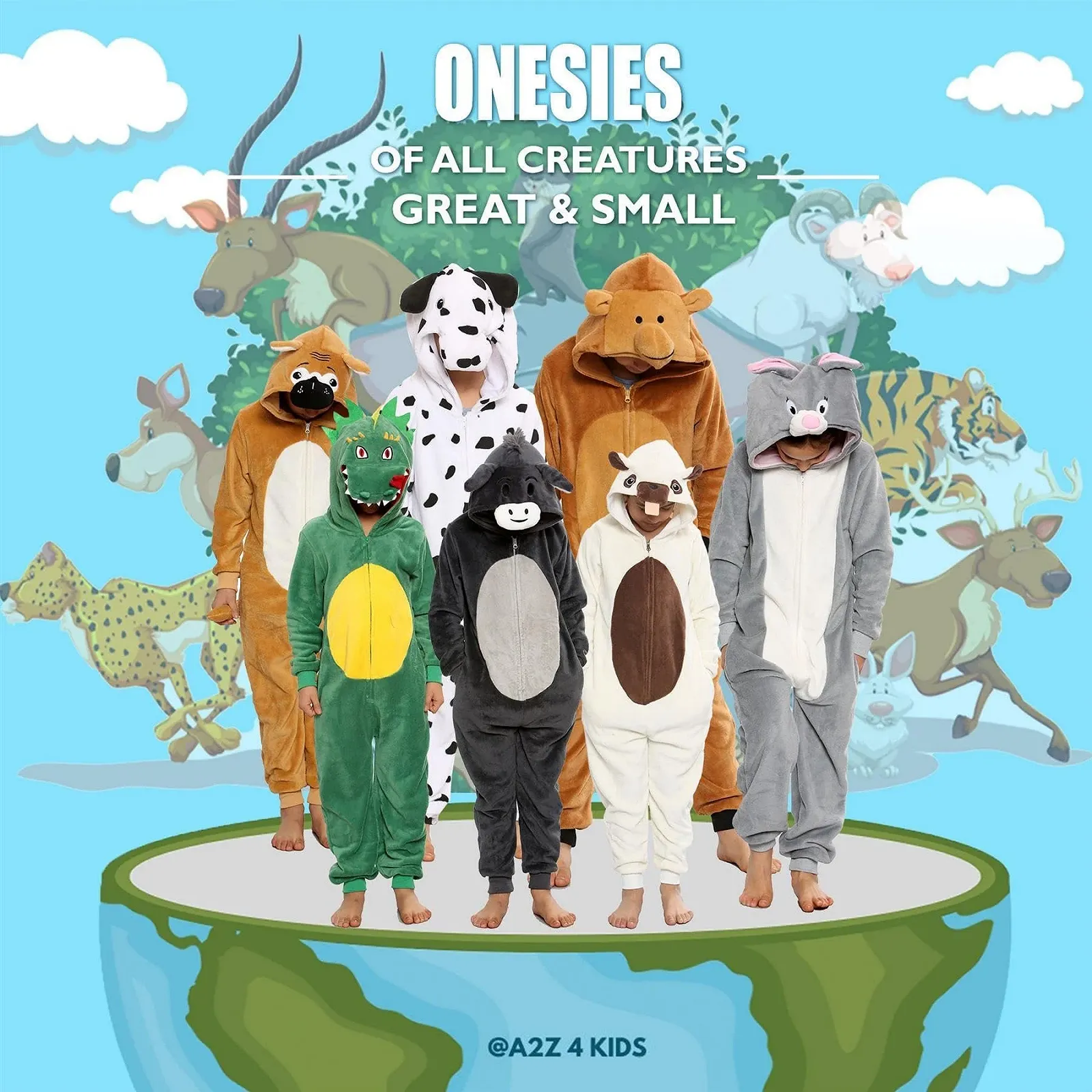 Дитячий комбінезон A2Z 4 Kids Тварини Верблюжий для дівчаток і хлопчиків, фото №8 Дитячий комбінезон A2Z 4 Kids Тварини Верблюжий для дівчаток і хлопчиків, фото №8