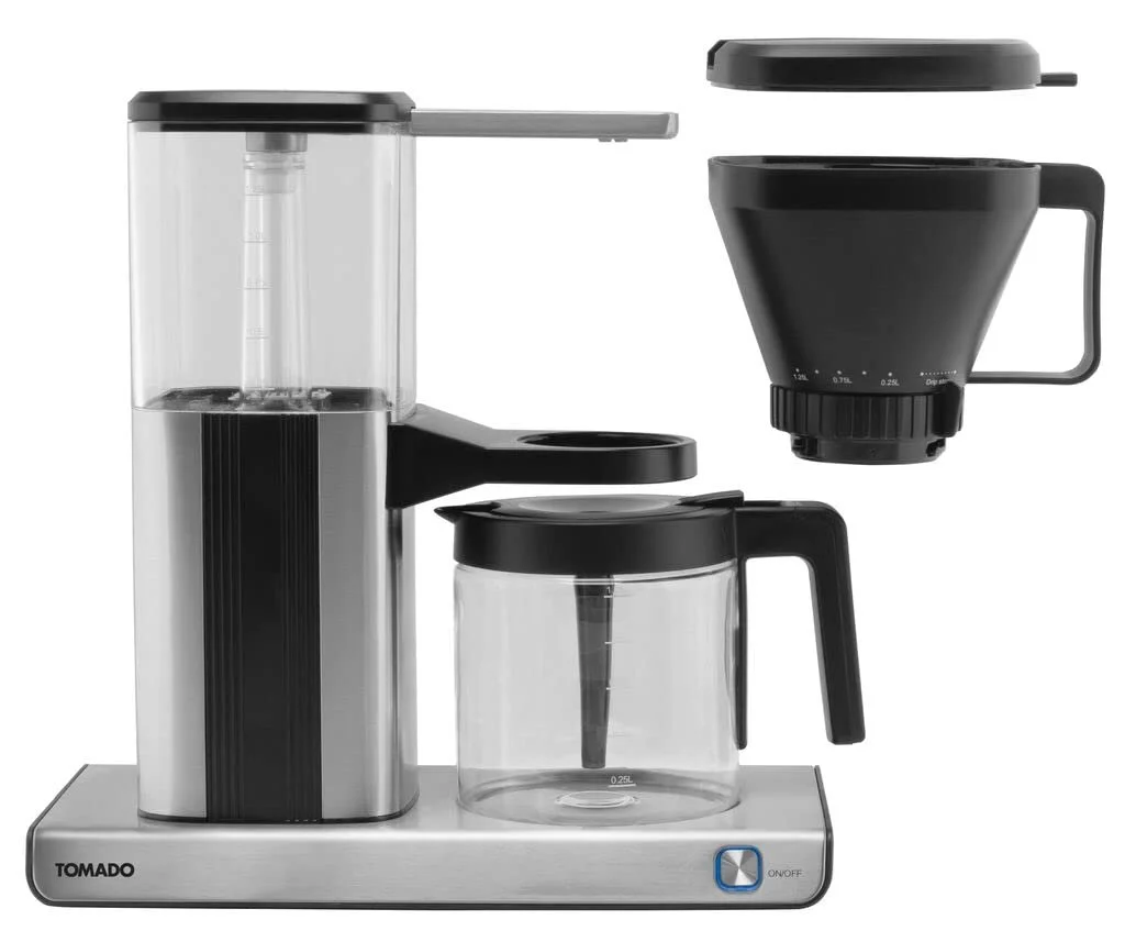 Кофеварка капельная Tomado TCM1301S 1.25 л Нержавеющая сталь, фото №4