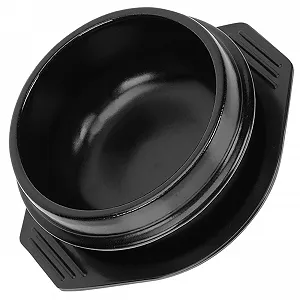 Горщик для запікання BESPORTBLE Керамічний Круглий для бібімбапу з підставкою - Фото 1