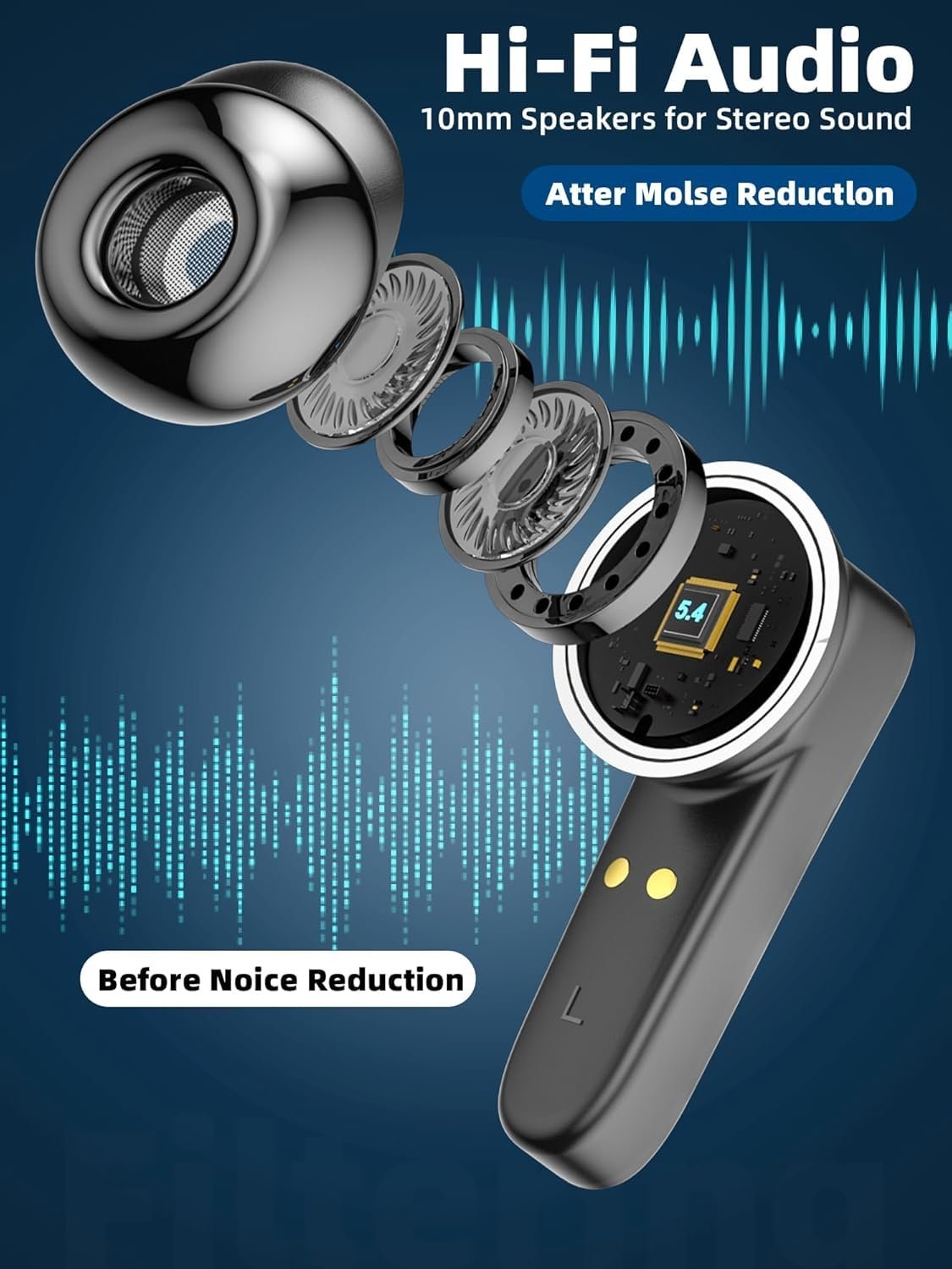 Навушники для перекладу голосу AI Двосторонній 144 мовами в реальному часі для iOS та Android, фото №5 Навушники для перекладу голосу AI Двосторонній 144 мовами в реальному часі для iOS та Android, фото №5