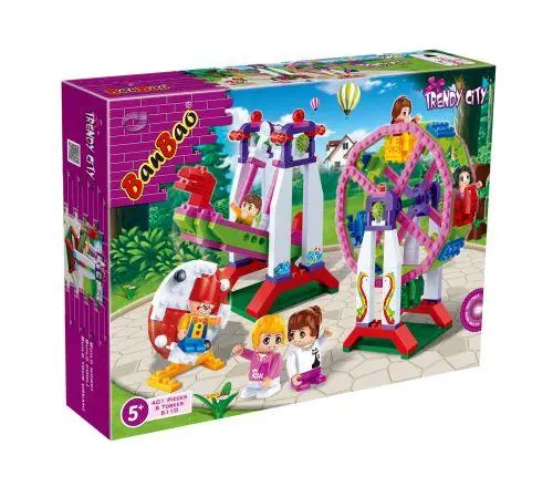 Конструктор Парк аттракционов 401 эл, фото №1