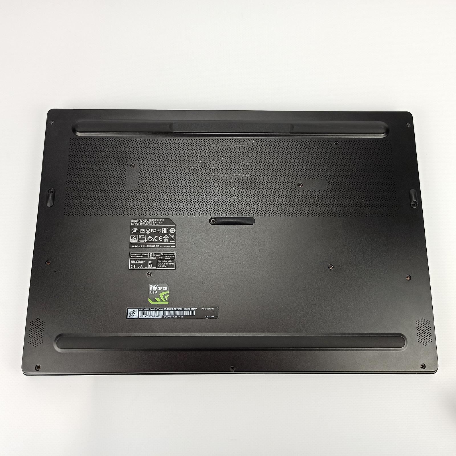 Ноутбук MSI GS65 Stealth Thin 8RE-252ES 15.6" i7-8750H 16/512GB GTX 1060 Умовно справний, потребує ремонту, фото №6