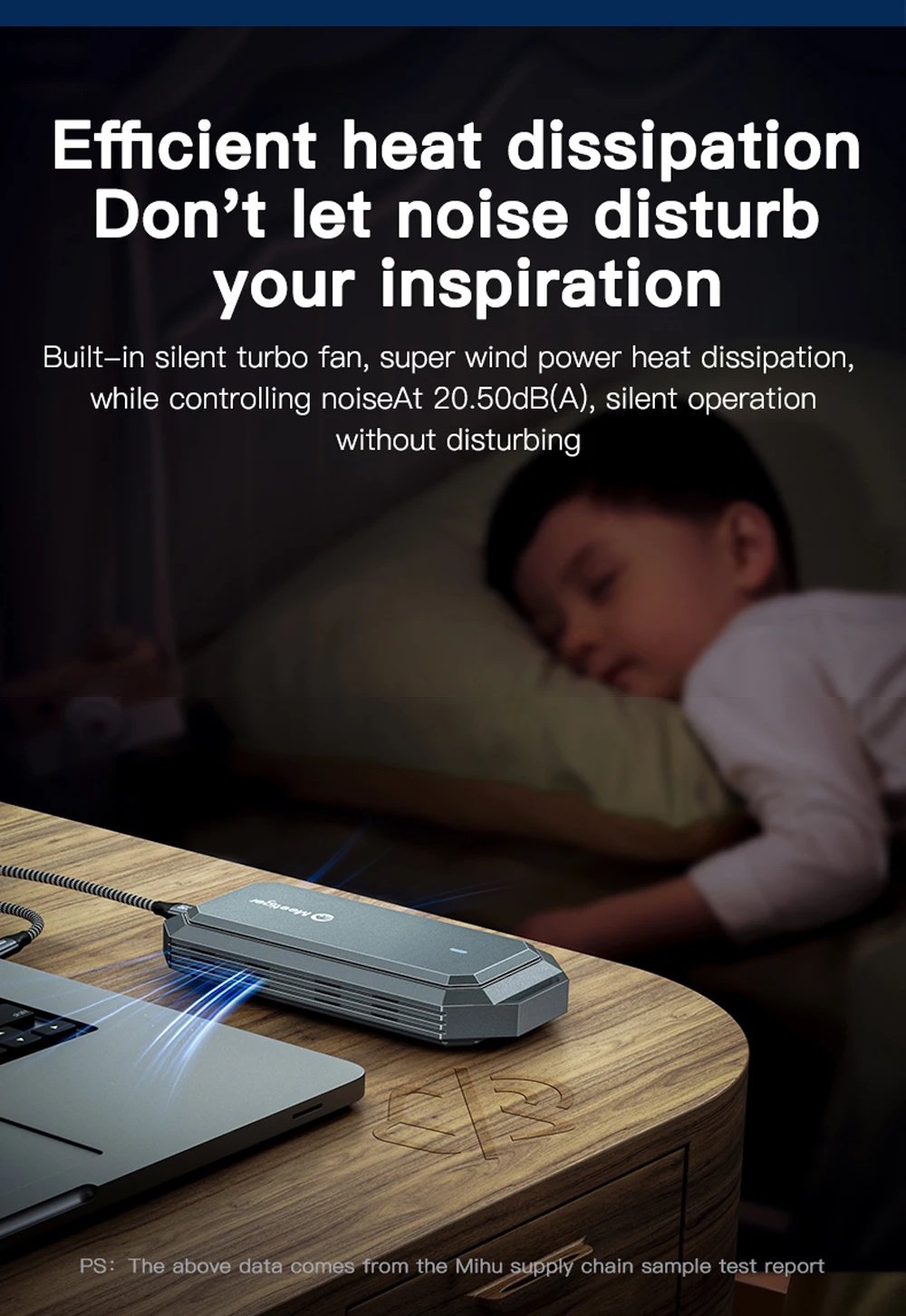 Зовнішній адаптер Meetiger PNU4 Fun 40Gbps M.2 NVMe SSD to USB4, фото №15