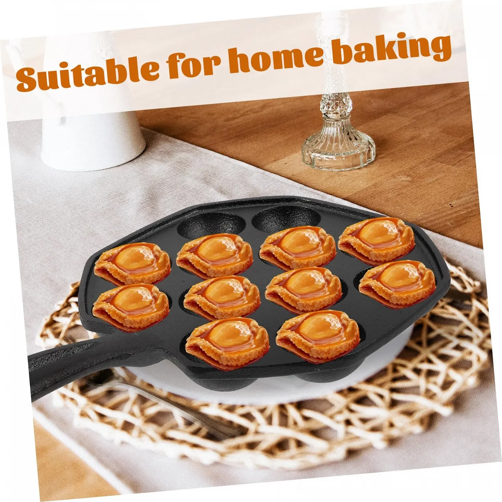 Форма для запекания улиток SOIMISS Cast Iron чугунная термостойкая, фото №4