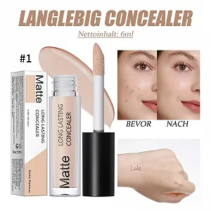 Консилер Крем, Консилер для обличчя з повним покриттям, Зволожуючий та стійкий, Світла Слонова Кістка synthetic.ua - Фото 1