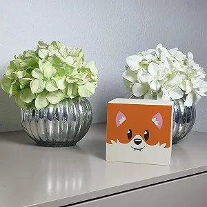 Скарбничка дерев'яна з мордочкою лисиці synthetic.ua - Фото 1