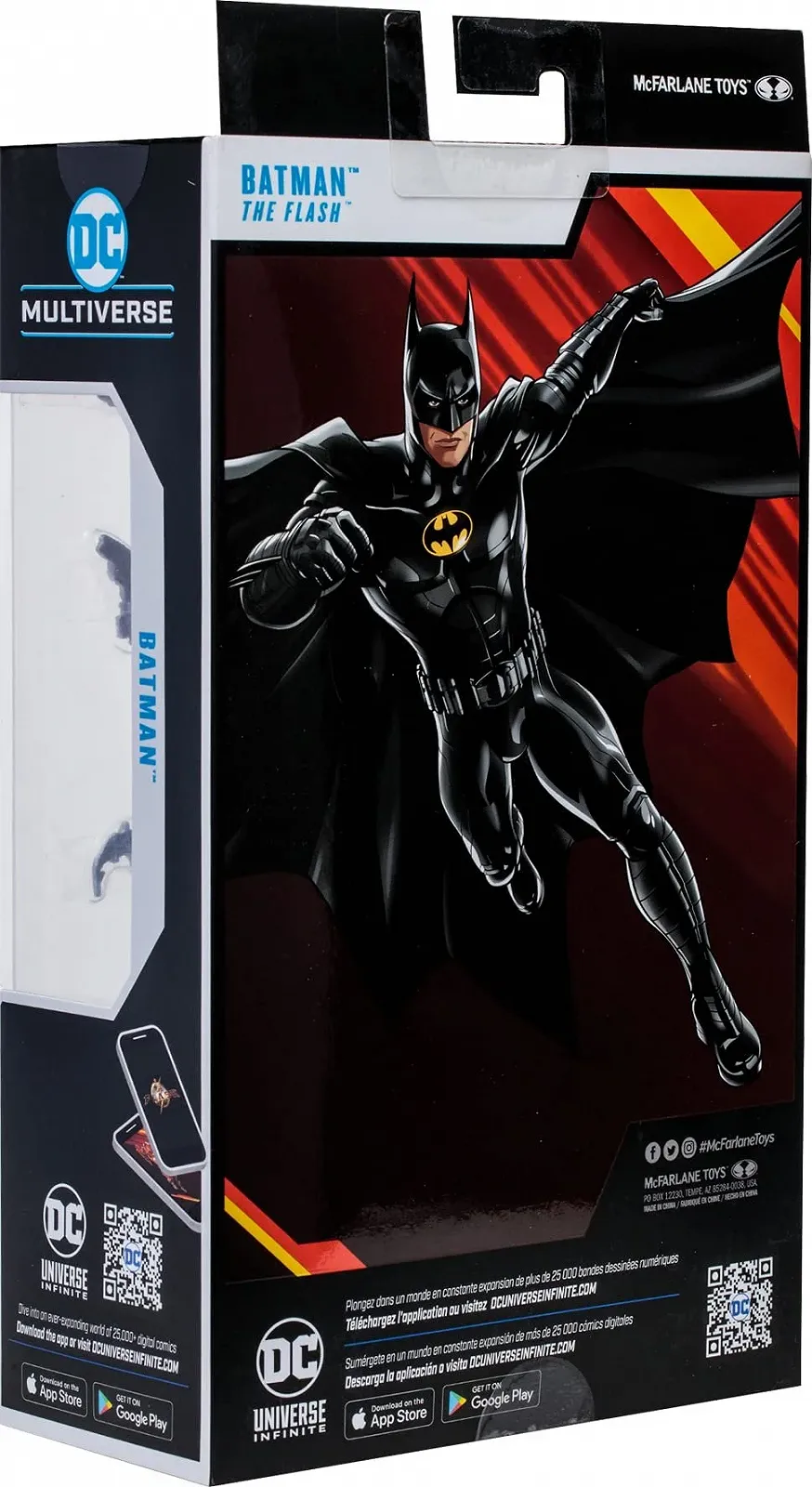 Колекційна ігрова фігурка Lansay DC The Flash Movie Batman (Michael Keaton) 18 см, фото №10