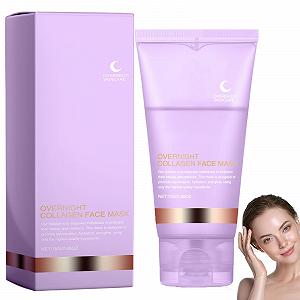 Маска Thoquene Collagen 75 г, Нічна маска для обгортання для зволоження та глибокого живлення - Фото 1