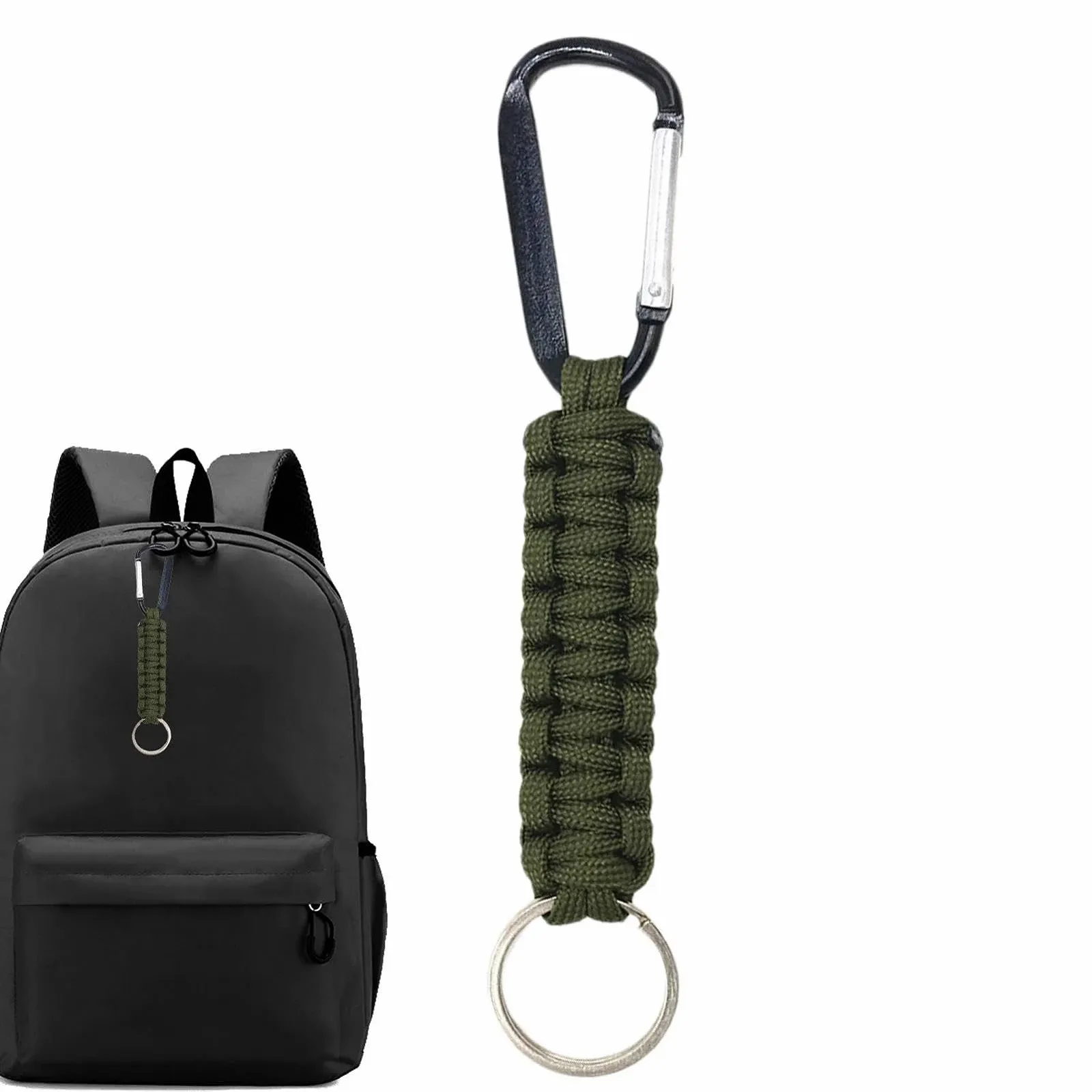 Брелок Paracord с карабином, фото №6