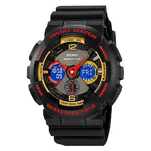 Годинник Skmei 2118 Black-Red synthetic.ua - Фото 1