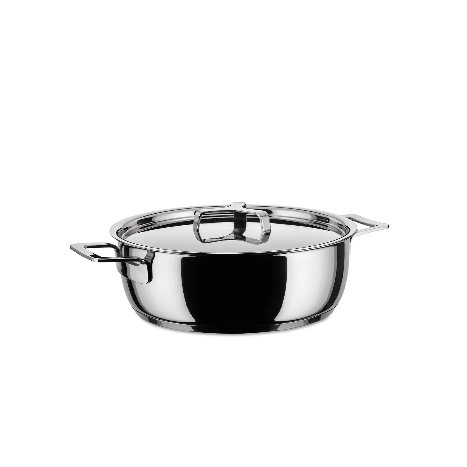 Сотейник A di Alessi Pots&Pans AJM102/24 низкий нержавеющая сталь 24 см, фото №1
