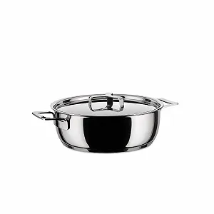 Сотейник A di Alessi Pots&Pans AJM102/24 низкий нержавеющая сталь 24 см - Фото 1