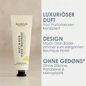 Крем для рук Jean & Len Mini Silky & Rich Bergamot & Cedarwood, 30 мл synthetic.ua - Фото 1