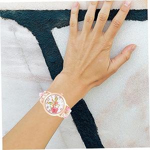 Кварцевые часы PartyKindom для женщин с прочным силиконовым ремешком synthetic.ua - Фото 1