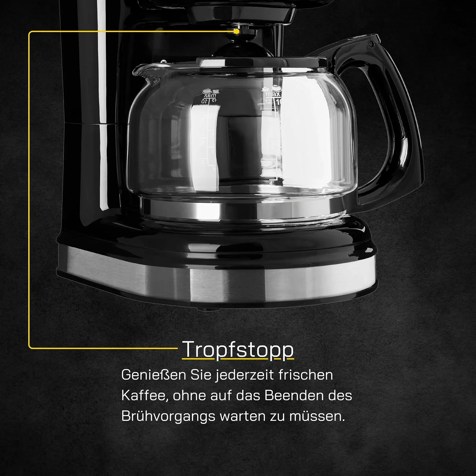 Кофеварка Coffee 2010 S на 12 чашек 870 W с автоматическим отключением, фото №4